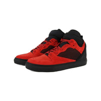 Balenciaga Balenciaga Men's High Top Black / Red Suede Leather Sneakers