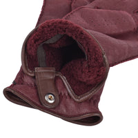 Brunello Cucinelli Perforated-Detail Leather Gloves