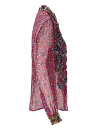 Dries Van Noten Women Sequin-Embellished Ruffled Shirt