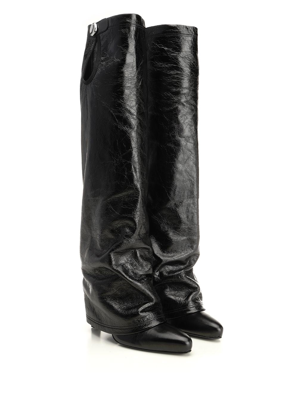 The Attico Women "Leon" Black Boot
