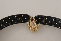 Dolce & Gabbana Dolce & Gabbana Red Exotic Leather Crystals Bag Shoulder Women's Strap