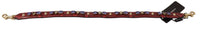 Dolce & Gabbana Dolce & Gabbana Red Exotic Leather Crystals Bag Shoulder Women's Strap