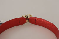 Dolce & Gabbana Dolce & Gabbana Beige Exotic Leather Crystals Shoulder Women's Strap