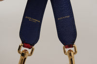 Dolce & Gabbana Dolce & Gabbana Red Exotic Leather Crystals Shoulder Women's Strap