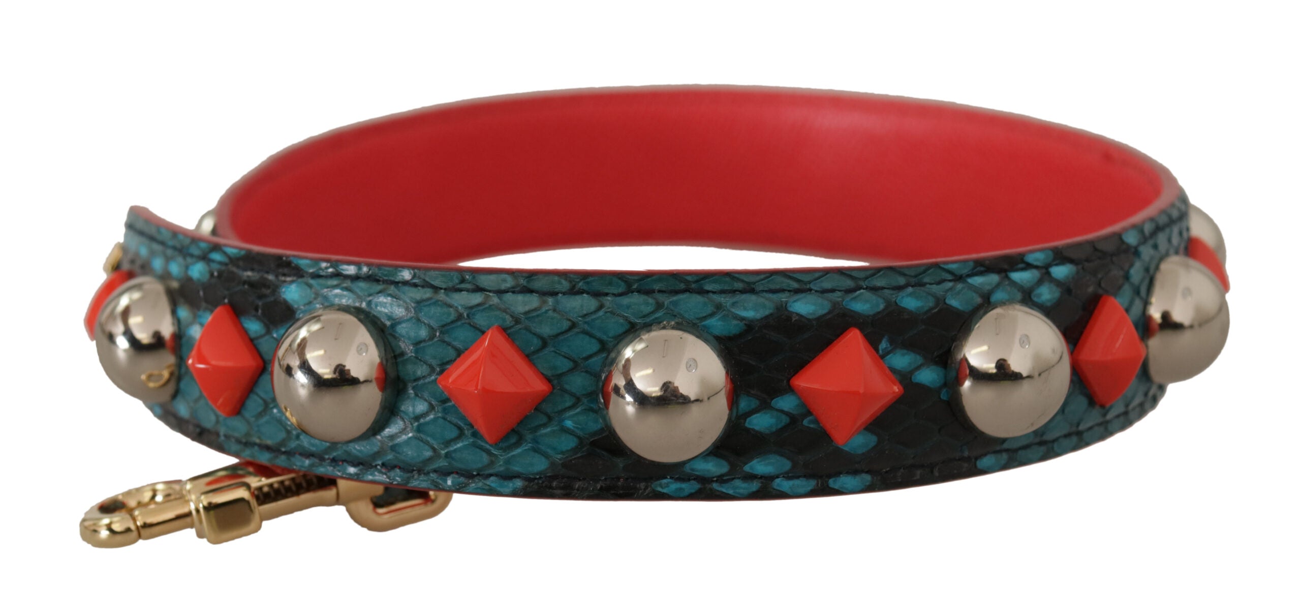 Dolce & Gabbana Dolce & Gabbana Green Crystals Leather Bag Shoulder Women's Strap