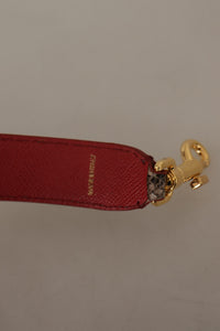Dolce & Gabbana Dolce & Gabbana Brown Python Leather Studded Shoulder Women's Strap