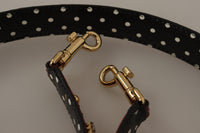 Dolce & Gabbana Dolce & Gabbana Red Python Leather Crystals Reversible Shoulder Women's Strap