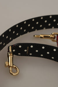 Dolce & Gabbana Dolce & Gabbana Red Python Leather Crystals Reversible Shoulder Women's Strap