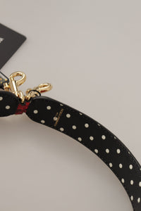 Dolce & Gabbana Dolce & Gabbana Red Python Leather Crystals Reversible Shoulder Women's Strap