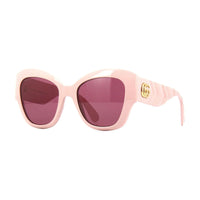 Gucci Sunglasses Cat Eye Full Rim, Black Frame and Grey Lens GG0808S001