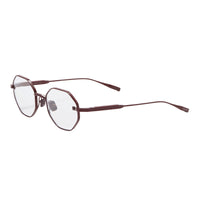 Valentino Eyeglasses Geometric Full Rim, Bordeaux Frame and Clear Demo Lens Lens VLX-122B