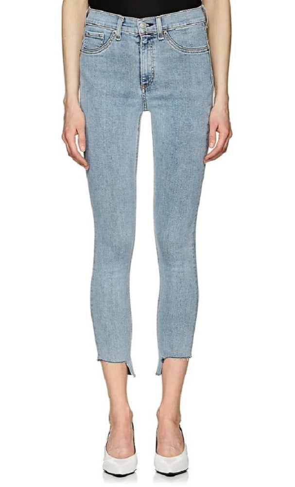 Rag & Bone Portland High Rise Ankle Skinny Jeans 27 Blue