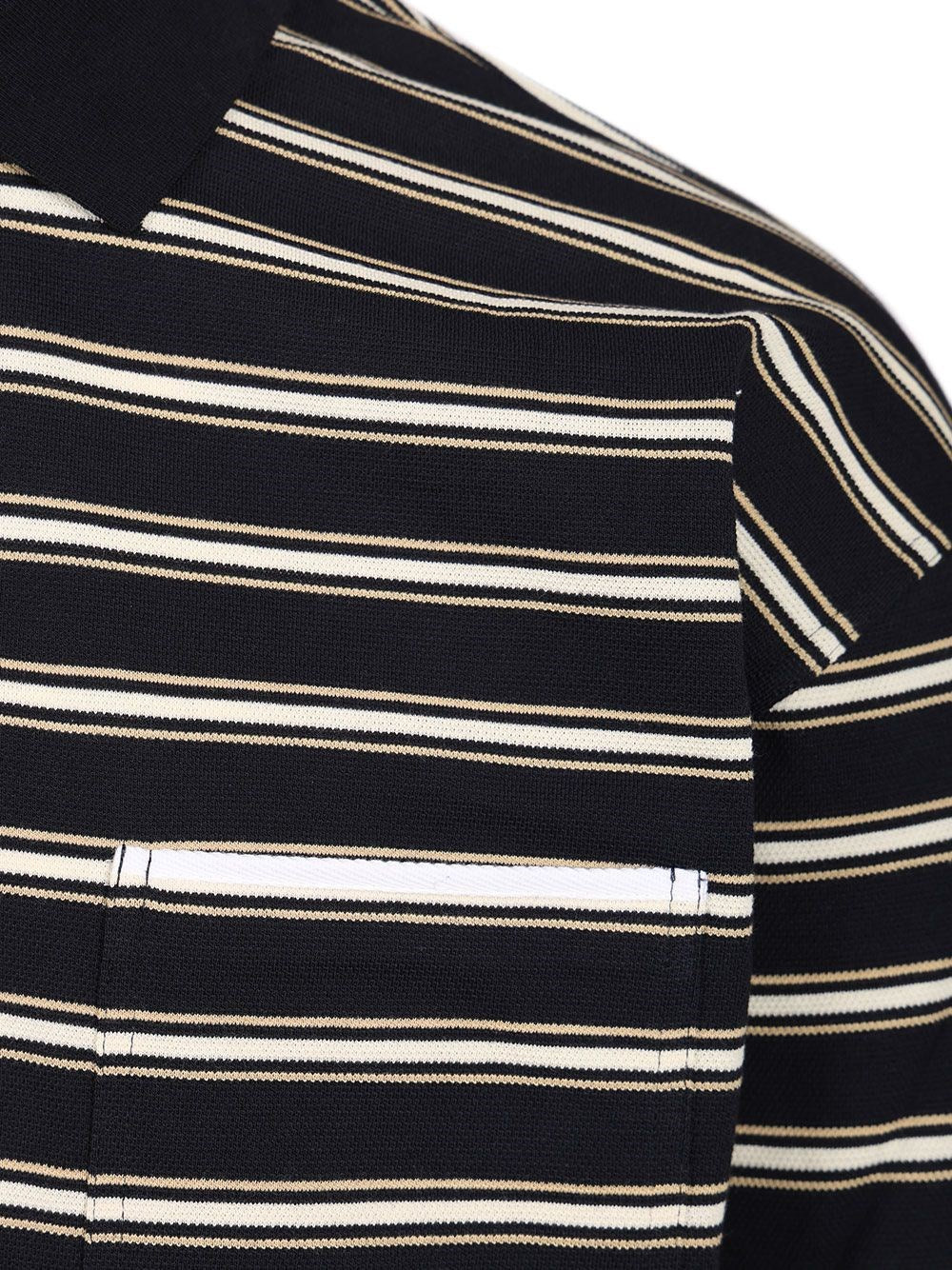 Bottega Veneta Bottega Veneta Men Striped Polo Shirt