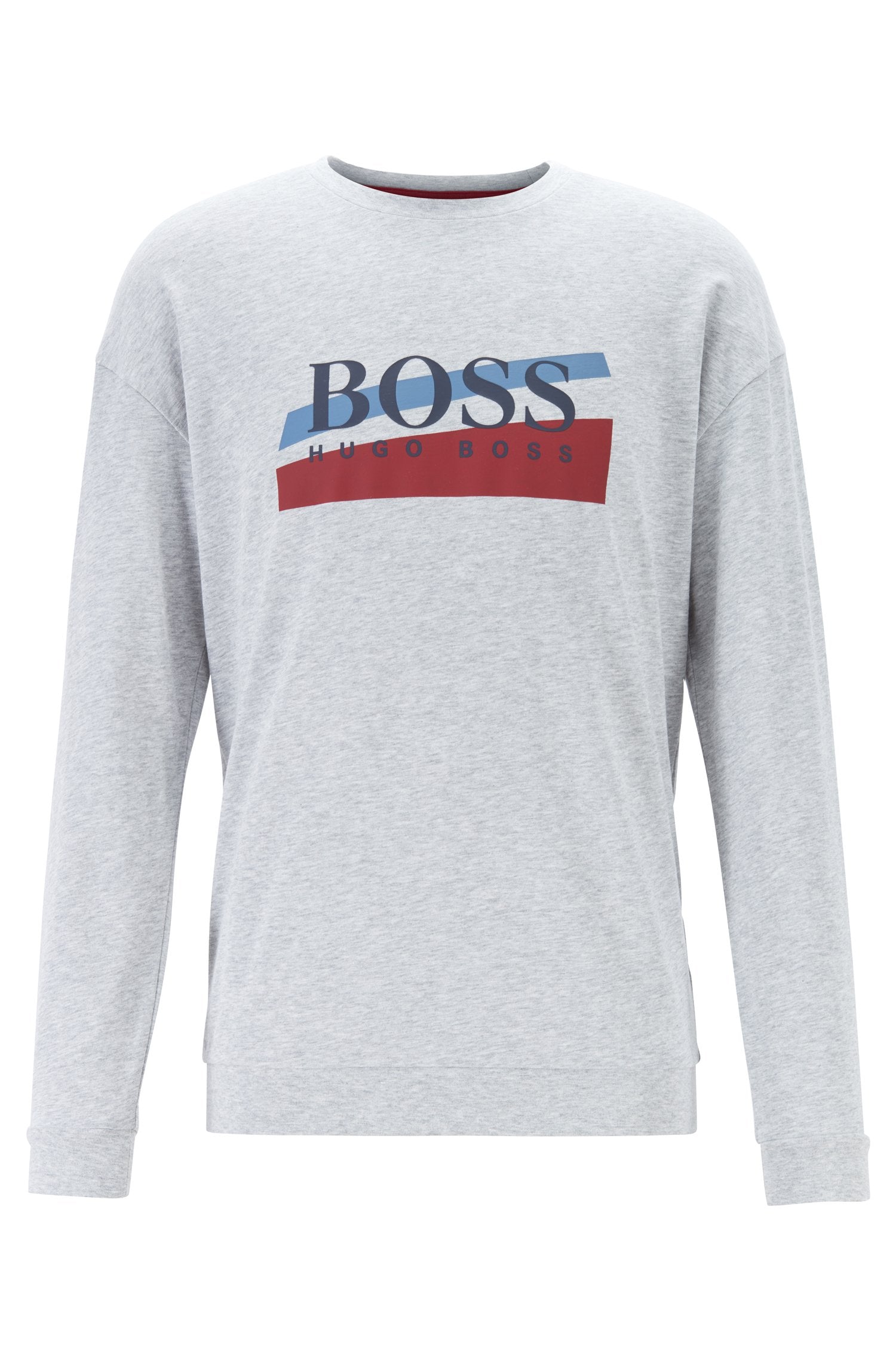 Hugo Boss Loungewear Authentic Sweatshirt, Grey Small Gray