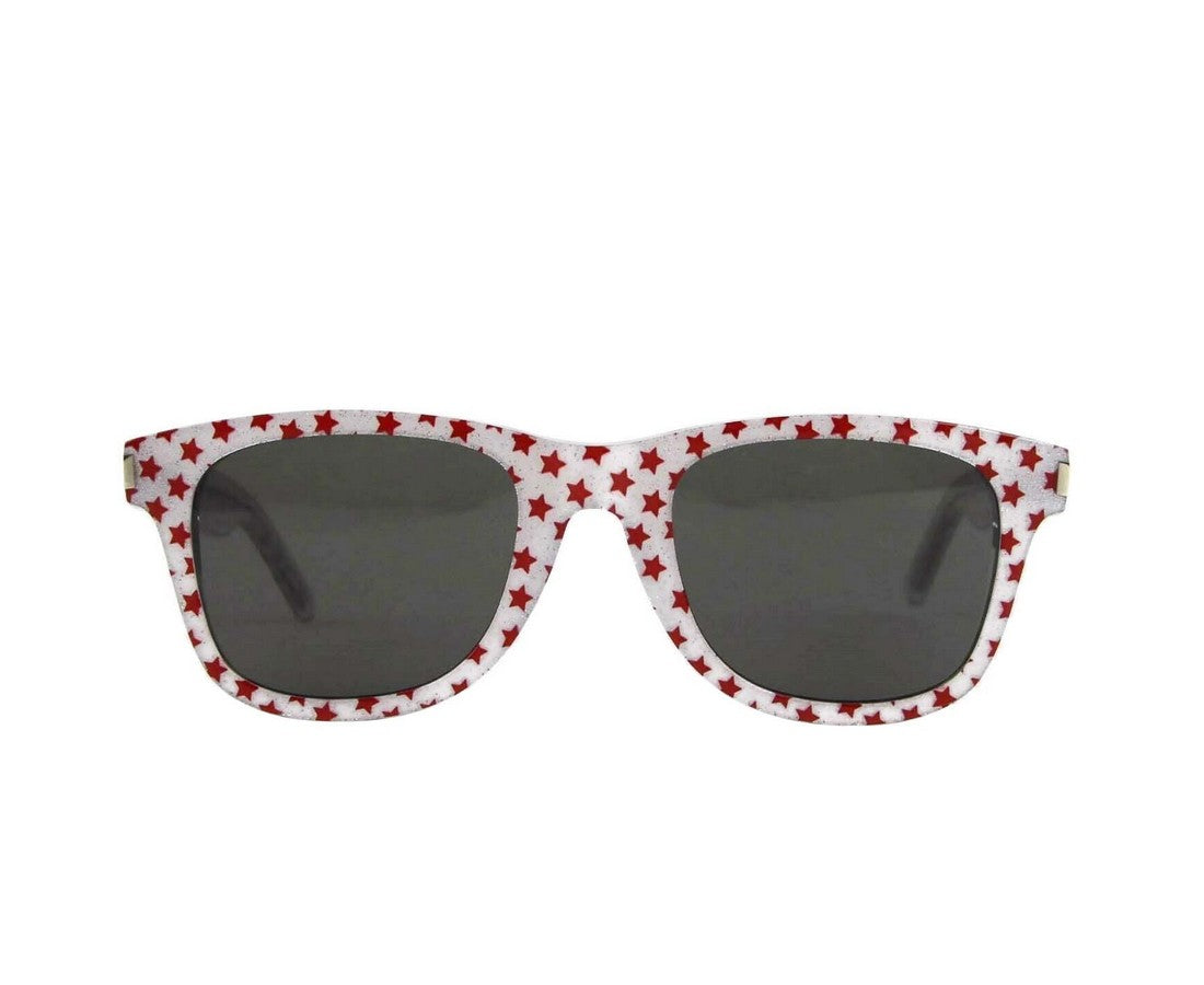 Saint Laurent Saint Laurent Women's Classic Silver Glitter Acetate Sunglasses