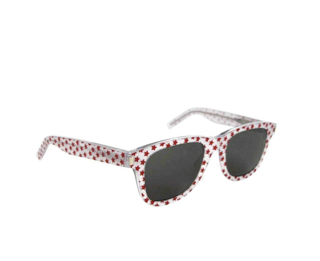 Saint Laurent Saint Laurent Women's Classic Silver Glitter Acetate Sunglasses