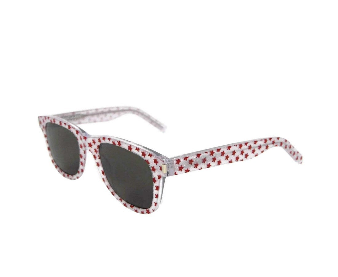 Saint Laurent Saint Laurent Women's Classic Silver Glitter Acetate Sunglasses