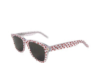 Saint Laurent Saint Laurent Women's Classic Silver Glitter Acetate Sunglasses