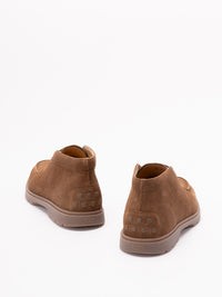 Tod's Tod's Men Ankle Boots In Suede Leather