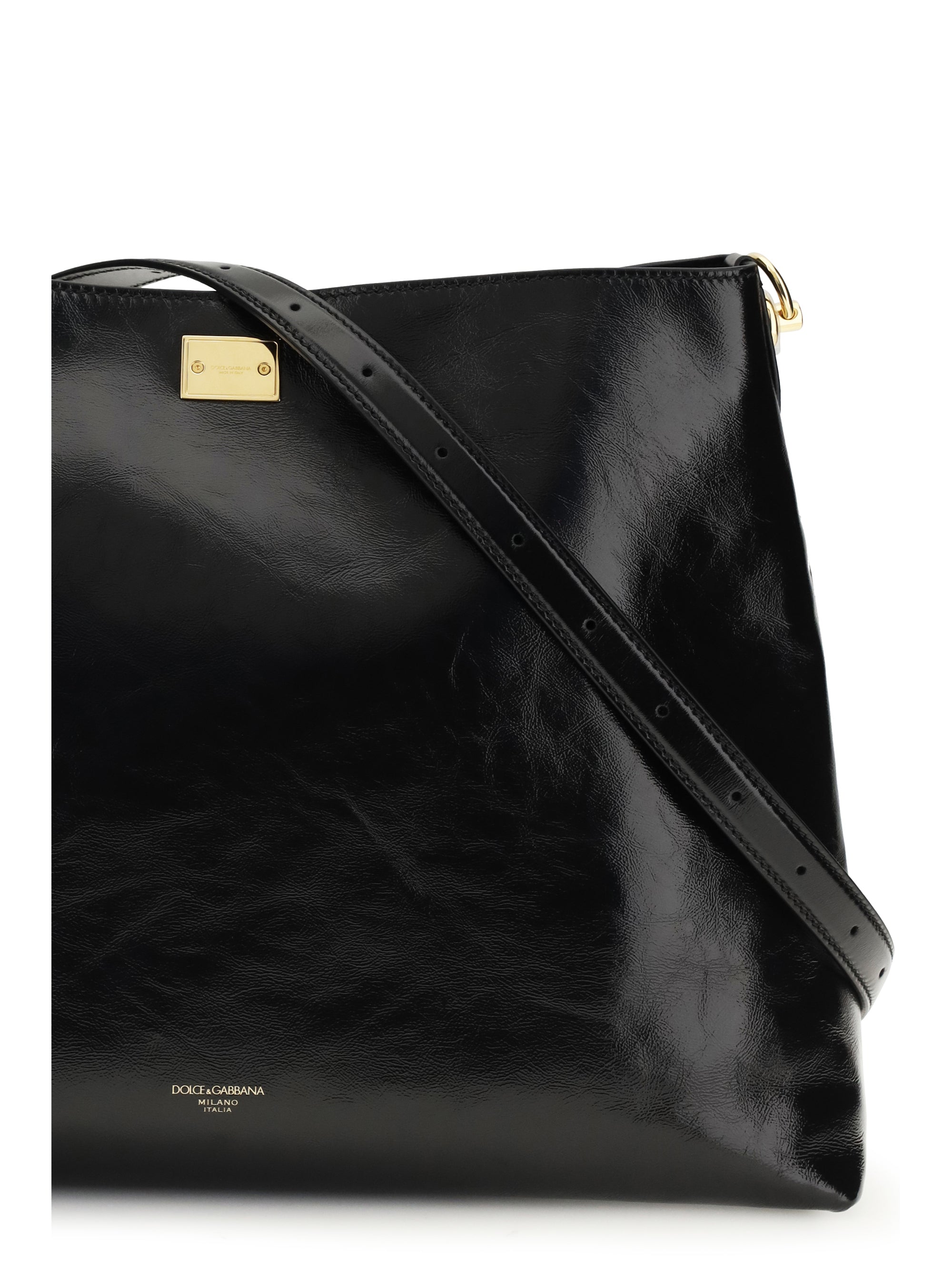 Dolce & Gabbana Women Large Vittoria Leather Shoulder Bag