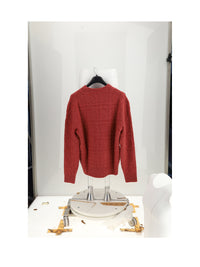 DIOR HOMME Dior Homme Men Maglione Cannage Mattone