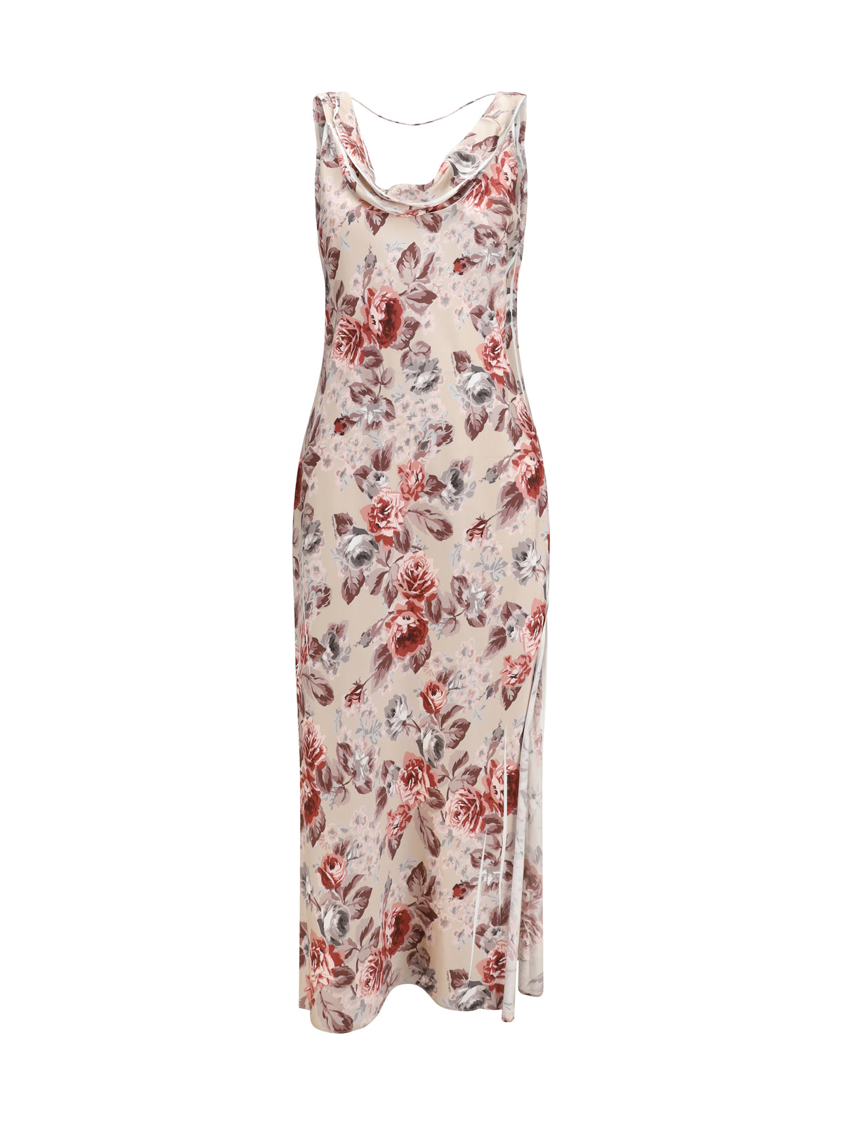 Acne Studios Women Draped Floral-Print Dress