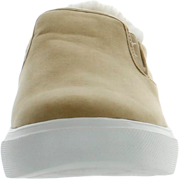 Phyllys Womens Faux Suede Cozy Slip-On Sneakers