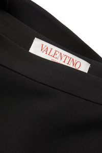 Valentino Garavani Valentino Cady Couture Long Skirt Nero 2B3Ra9B51Mm_0No