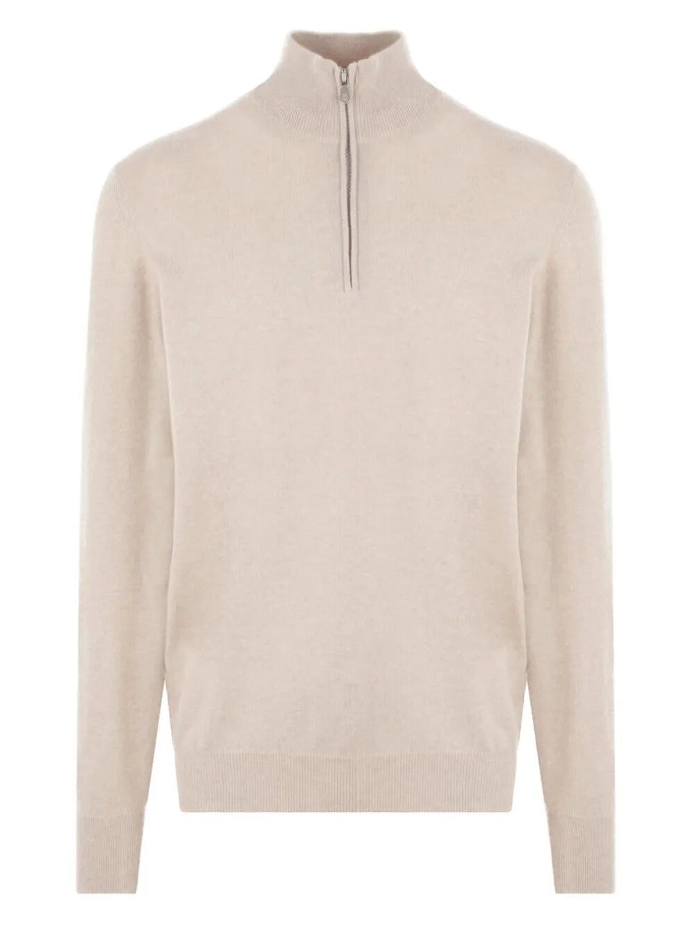 Brunello Cucinelli Men Cashmere Sweater With Half Zip
