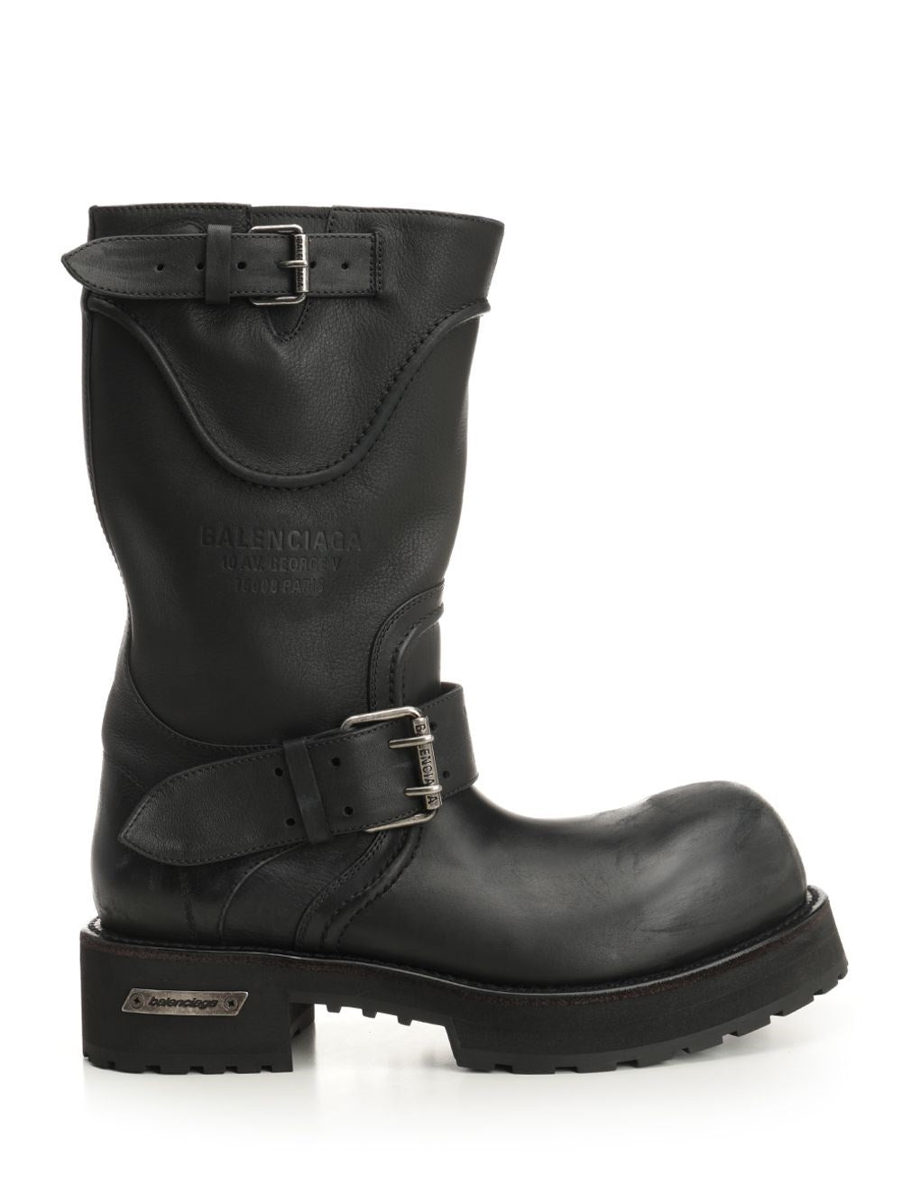 Balenciaga Balenciaga Men "Venom" Leather Boots