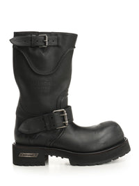 Balenciaga Balenciaga Men "Venom" Leather Boots