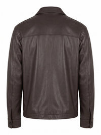 Tagliatore Men `Foch` Leather Jacket