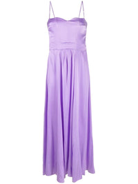 Forte_Forte Women Silk Satin Bustier Dress