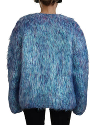 Dolce & Gabbana Dolce & Gabbana Multicolor Polyester Fringes Coat Women's Jacket