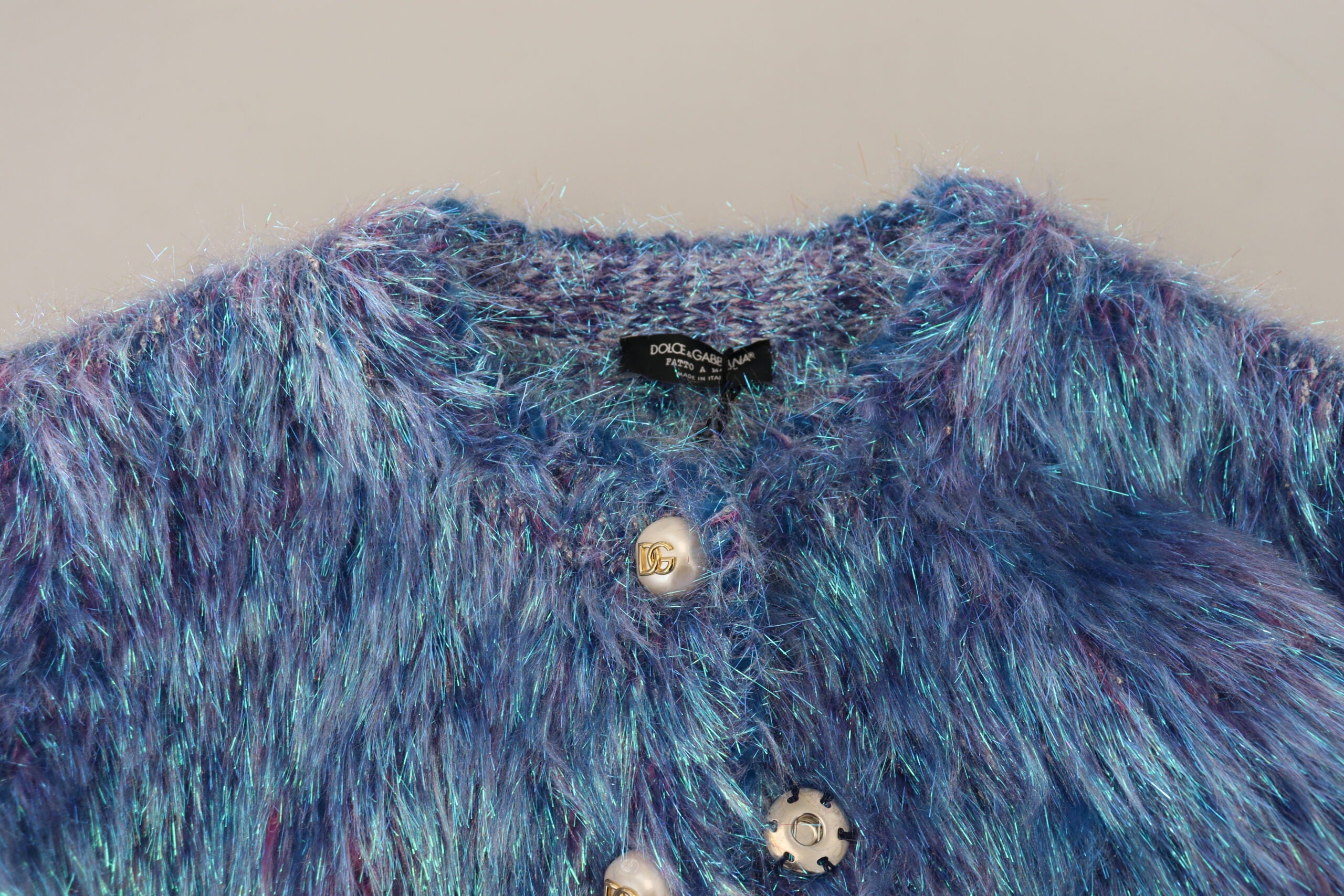Dolce & Gabbana Dolce & Gabbana Multicolor Polyester Fringes Coat Women's Jacket