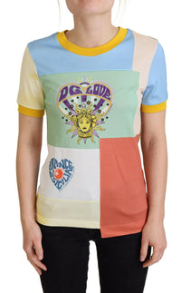 Dolce & Gabbana Multicolor Cotton DG Love Women's Patchwork