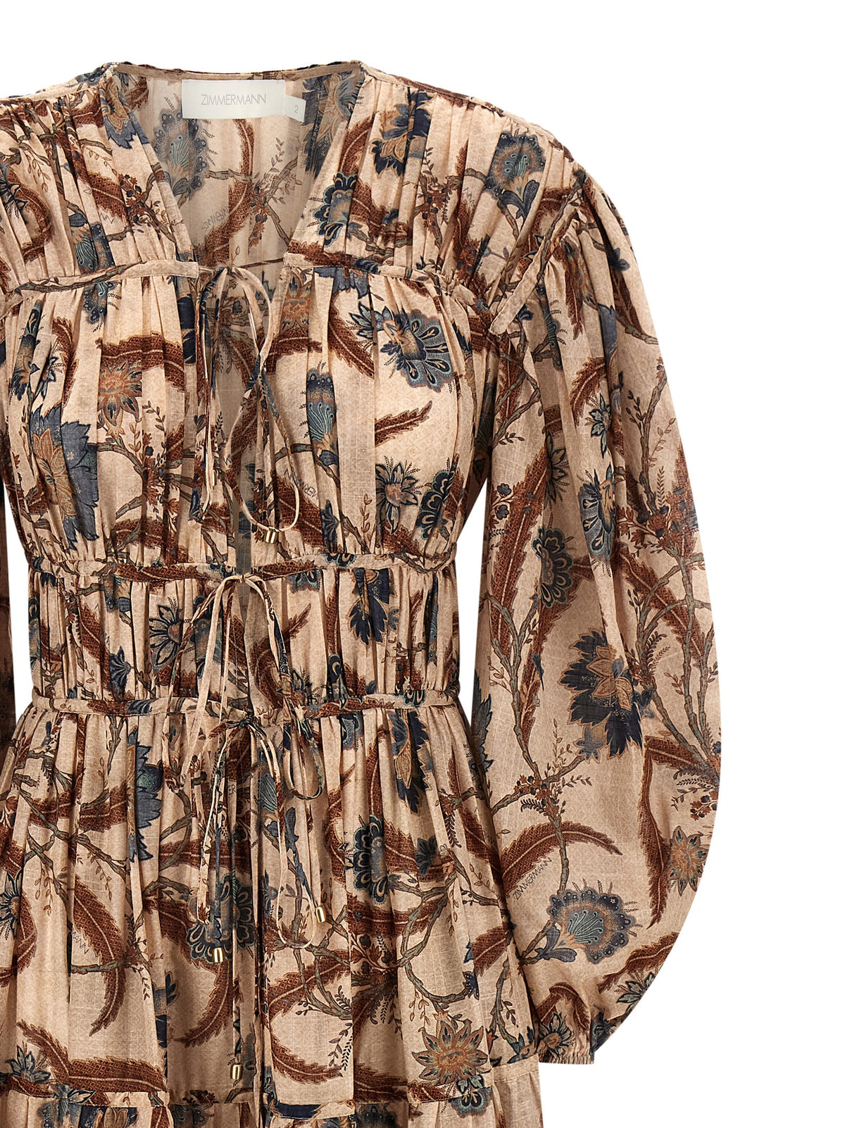 Zimmermann Women 'Ascension Tie Billow Maxi' Dress