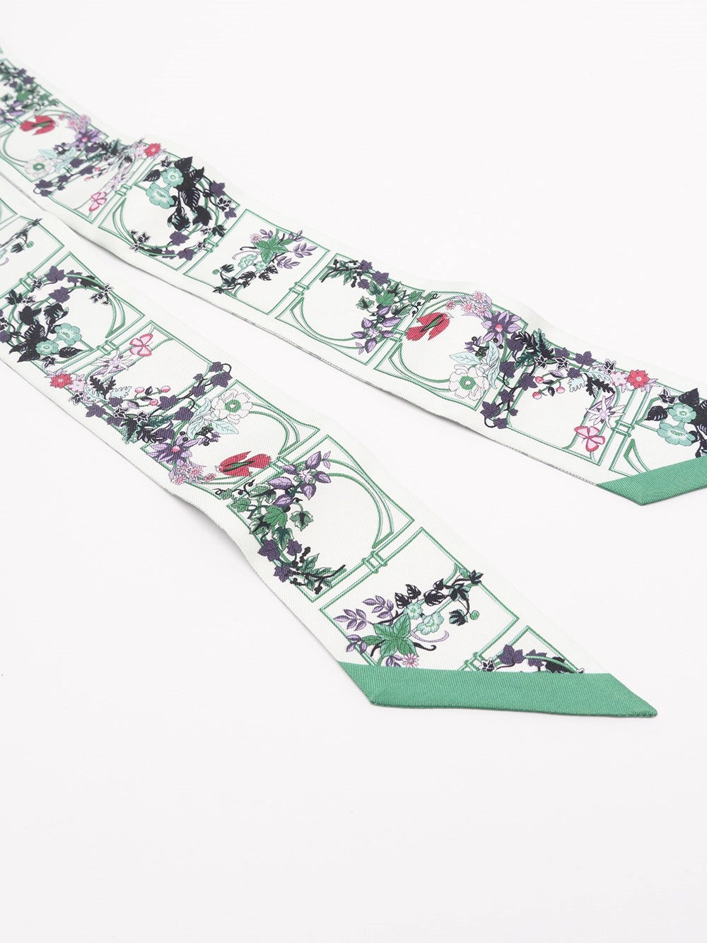 Gucci Women Printed Gg Silk Twill Jaquard Ribbon