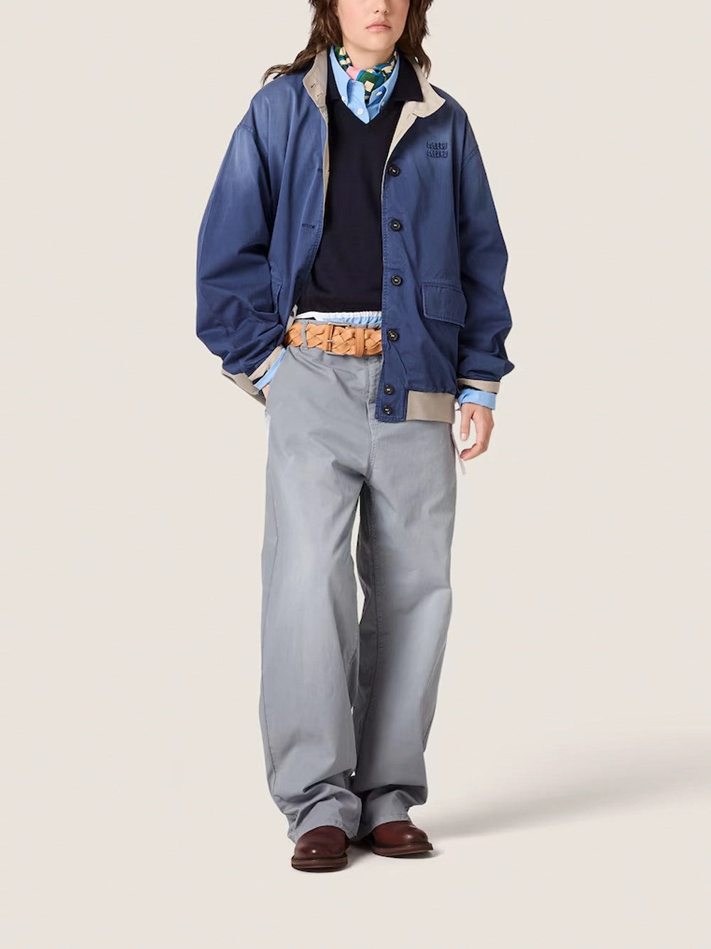 Miu Miu Women Cotton Pants