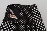 Dolce & Gabbana Multicolor Polka Dots High Waist Women's Pants