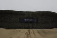 Ermanno Scervino Green Lace Up Leg Women Tapered Women's Pants