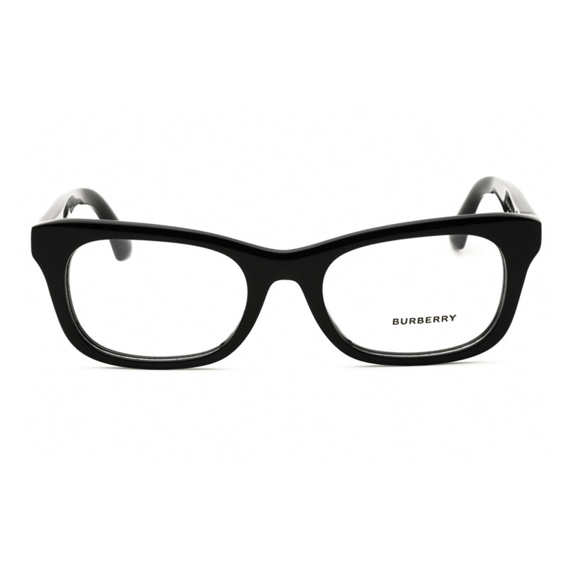 Burberry Eyeglasses Rectangle Full Rim, Black Frame and Clear Demo Lenses Lens BE24223001