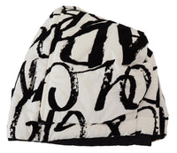 Dolce & Gabbana White Printed Nylon Women Winter Beanie Cap Women's Hat