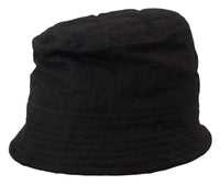 Dolce & Gabbana Black Nylon Women Bucket Cap Women's Hat