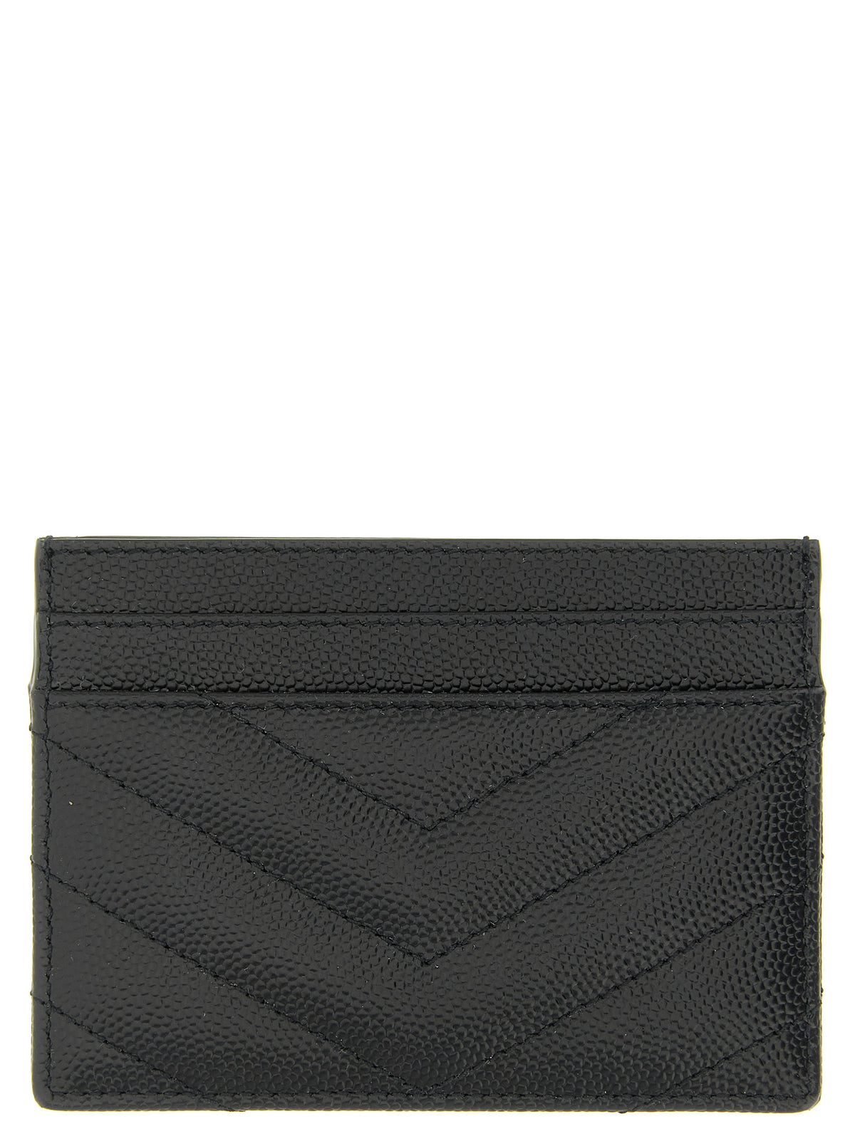 Saint Laurent Women Logo Matelassé Card Holder