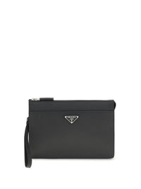 PRADA Prada Men Leather Pouch