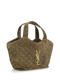 Saint Laurent Saint Laurent Women Medium Icare Bag In Quilted Suede
