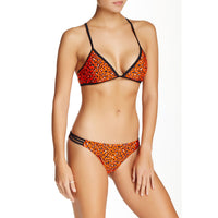 Minkpink Women's Wild Weather Animal Print Bikini Bottom Swimsuit S Multi-Color