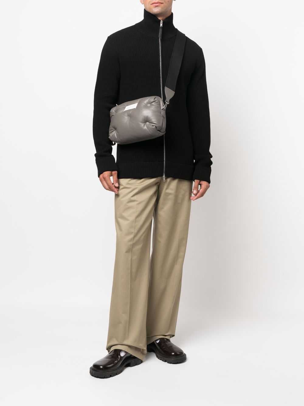 MAISON MARGIELA Maison Margiela Men Ribbed Knit Cardigan With Zip