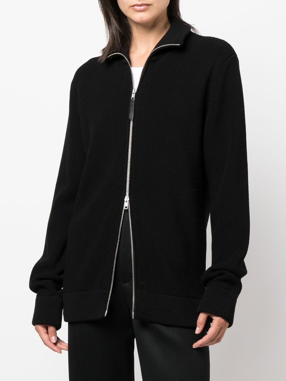 MAISON MARGIELA Maison Margiela Men Ribbed Knit Cardigan With Zip
